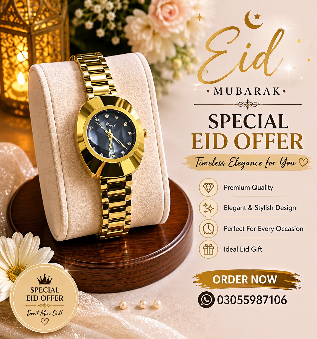 Infinity Luxe Premium Classic Wrist Watch