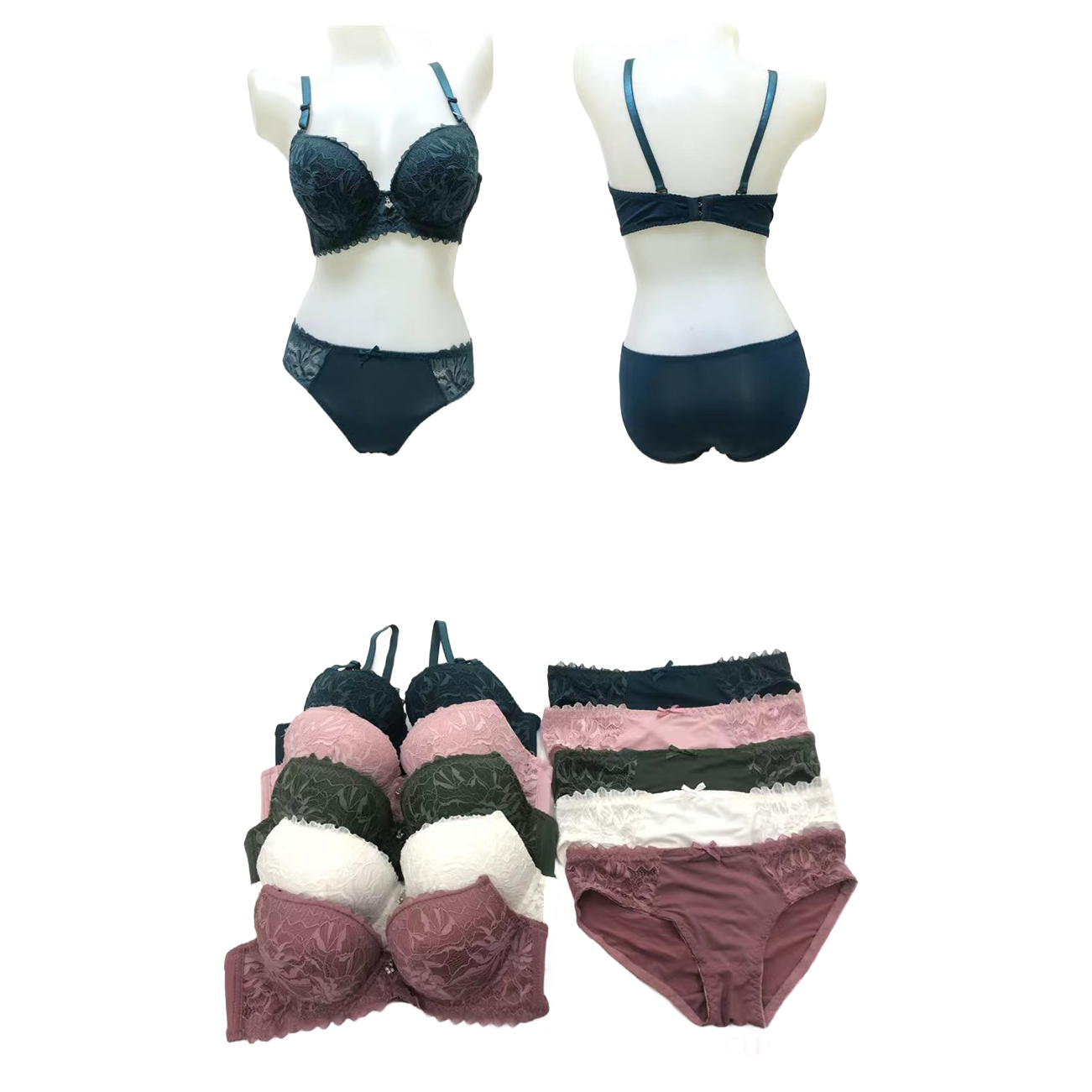 PerfectFit Adjustable Push Up Bra Set 38/46