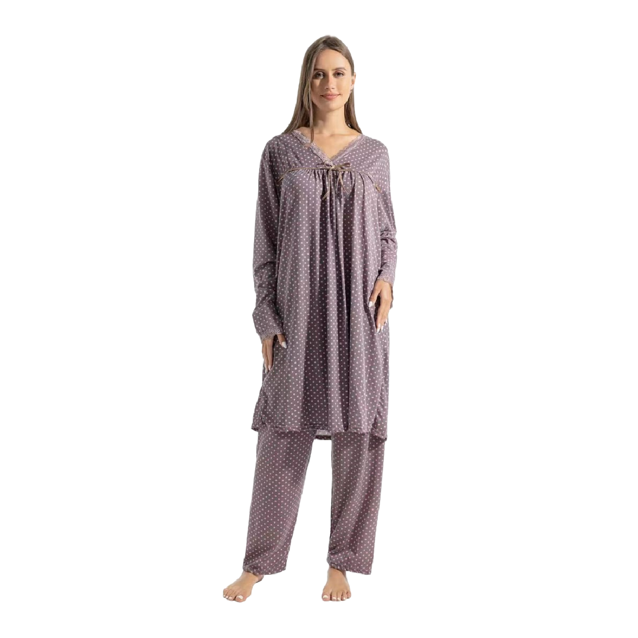 NightGlow Fabric Blend Relax Nighty for Women