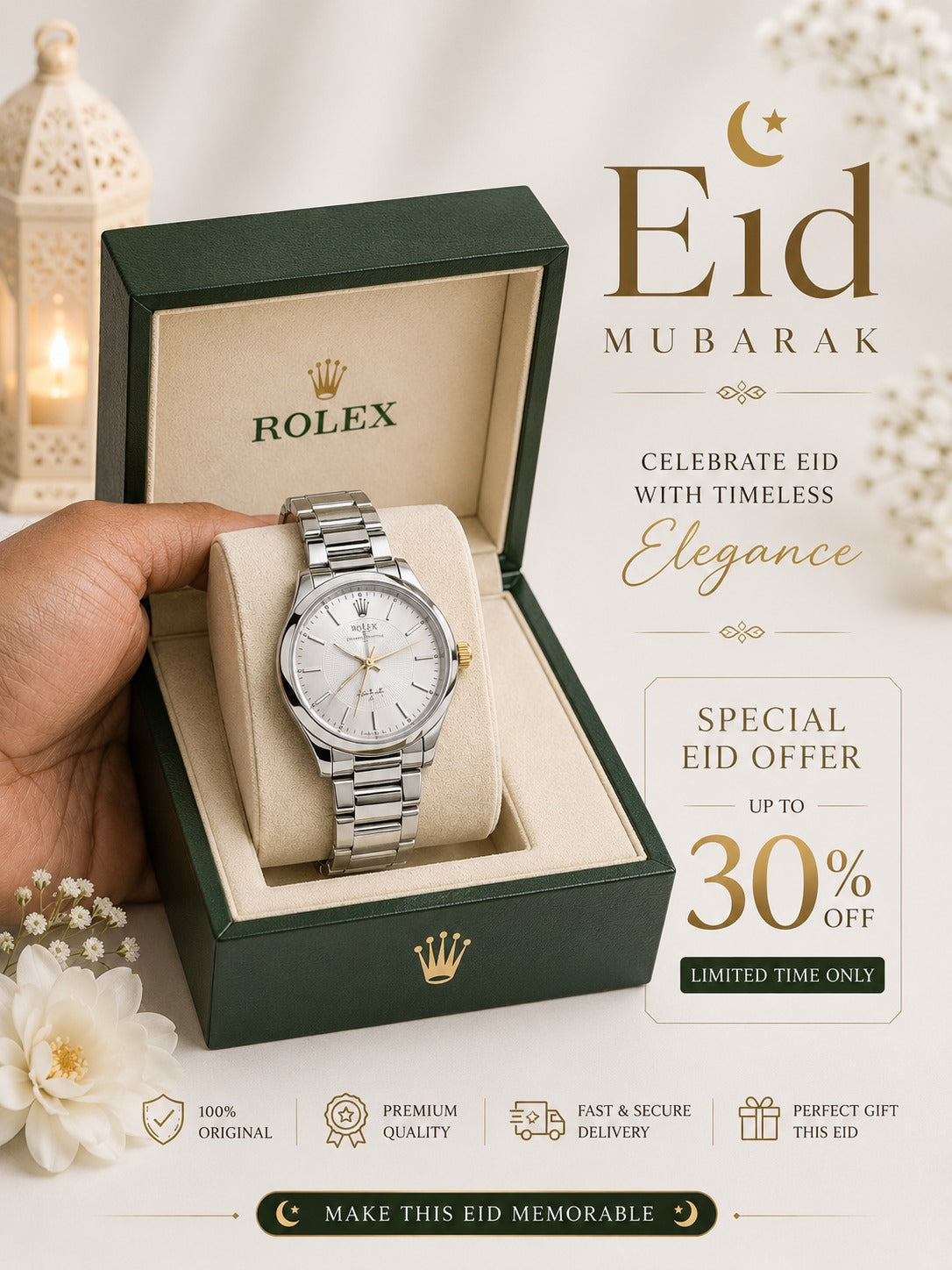 Velvet Edge Premium Classic Wrist Watch