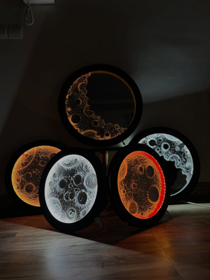 Moon Clock-Decoration For Walls