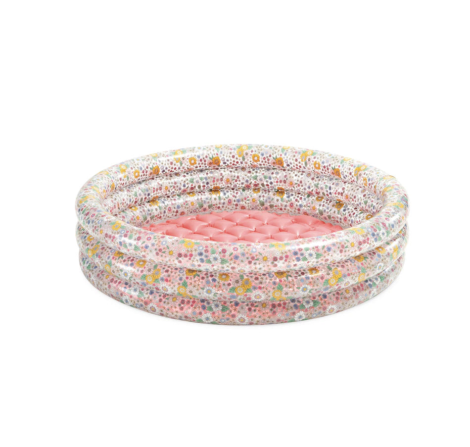 INTEX Sweet Blossom Inflatable Baby Pool: Soft Inflatable Floor – 34" x 10" – for Kids Age 1-3