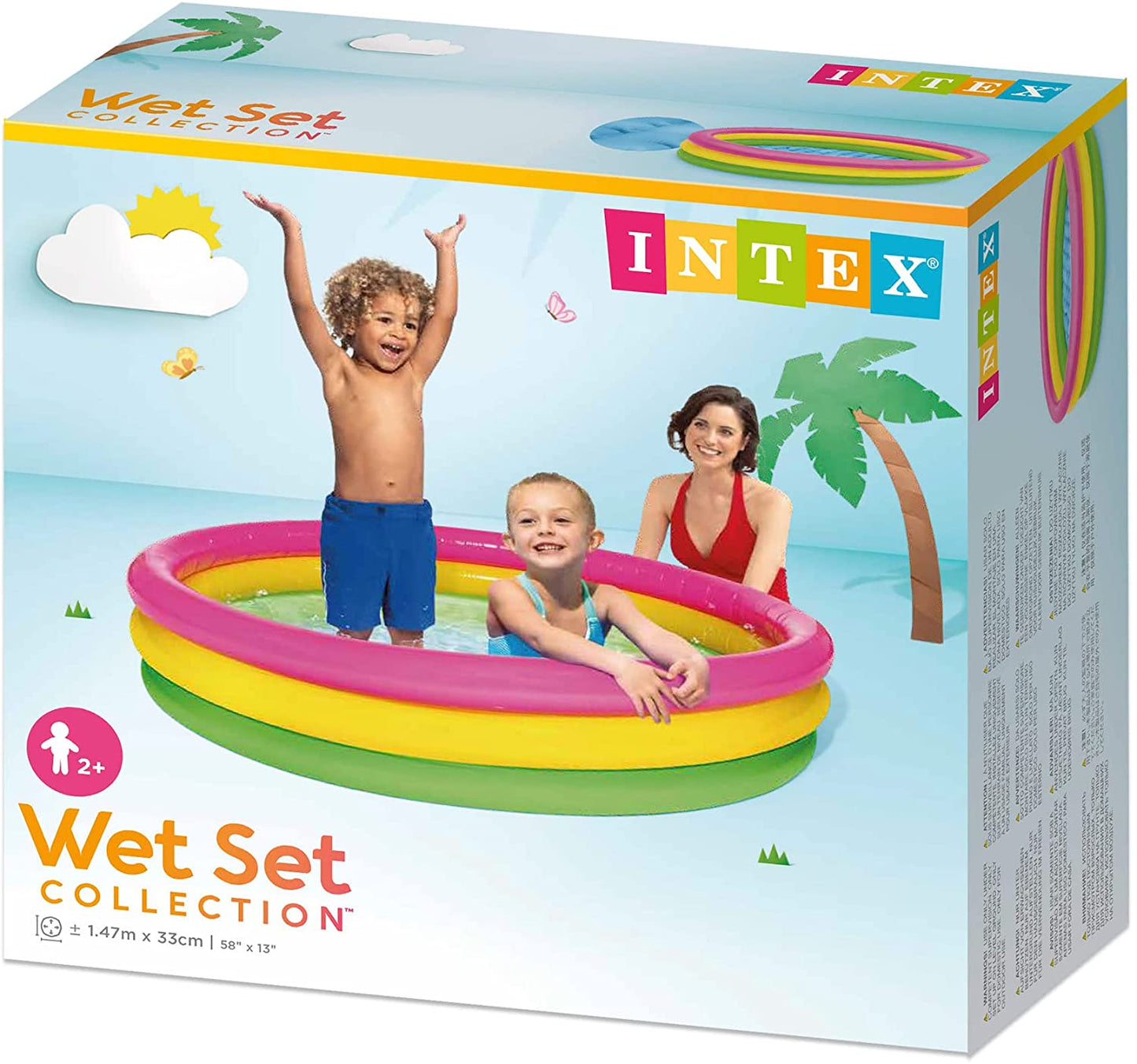 Intex Sunset Glow Pool 58" X 13" Multicolor