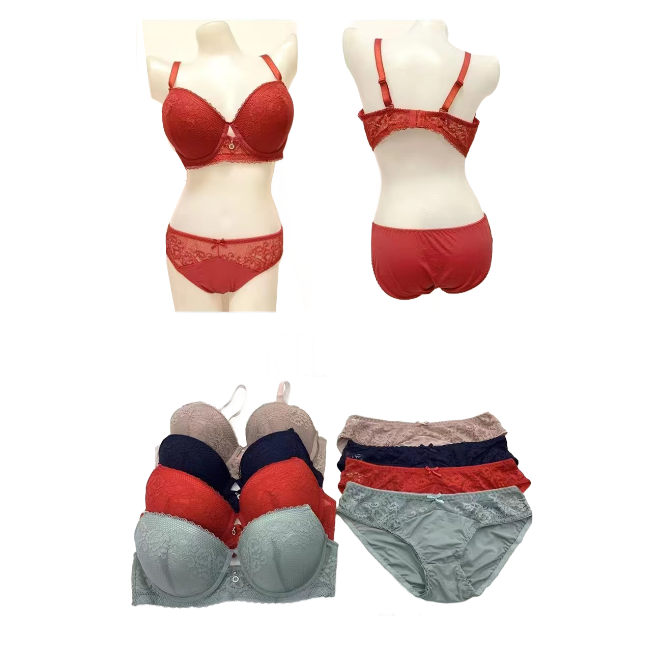 ComfortCurve Seamless Push Up Bra Set 38/46