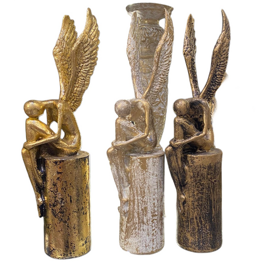 Royal Angel Wings Decorative Statue Single Piece