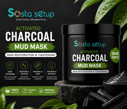Activated Charcoal Mud Mask