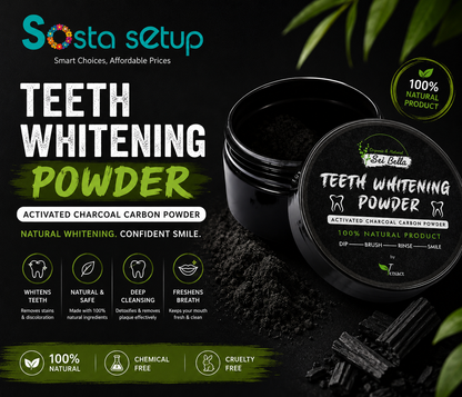 Teeth Whitening Charcoal Powder