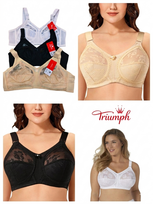 Elegant Doreen Style Full Coverage Bra B Cup 32–42 Size