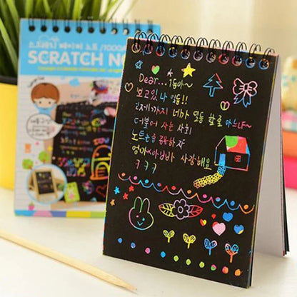 Medium Size Rainbow Scratch Paper Note