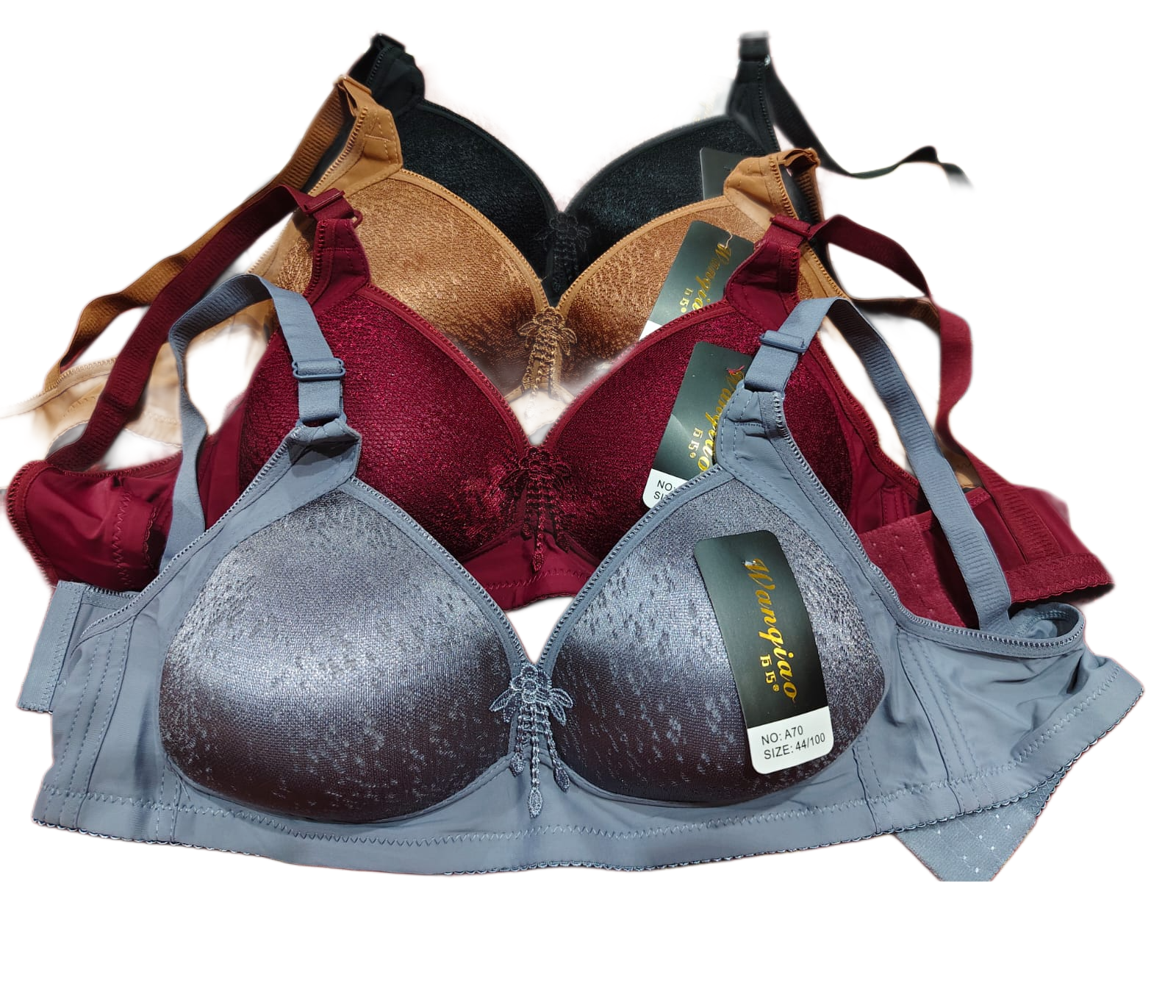 China Soft Pad Support Bra Size 36–44