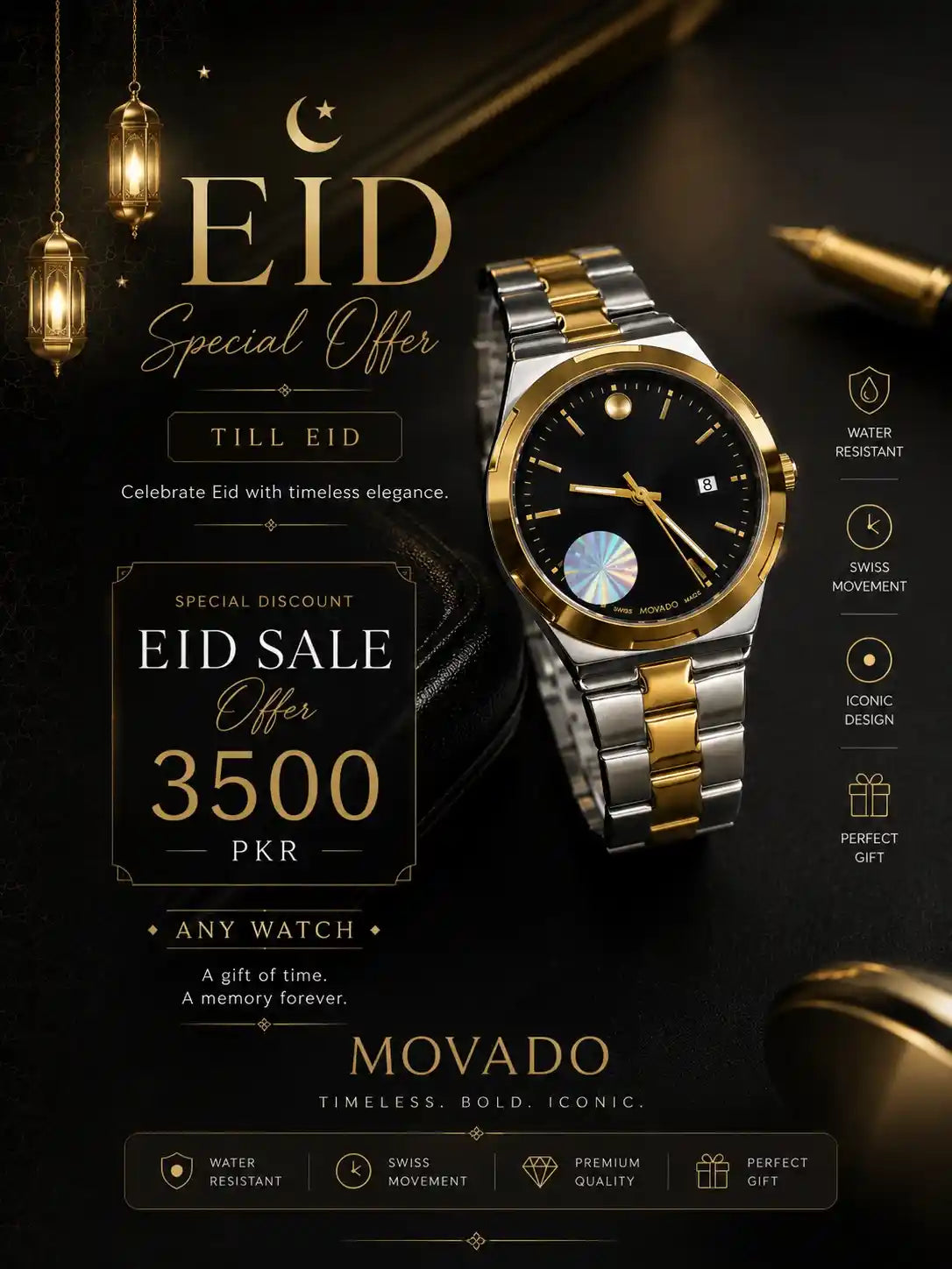 MOVADO Inspired Premium Watch