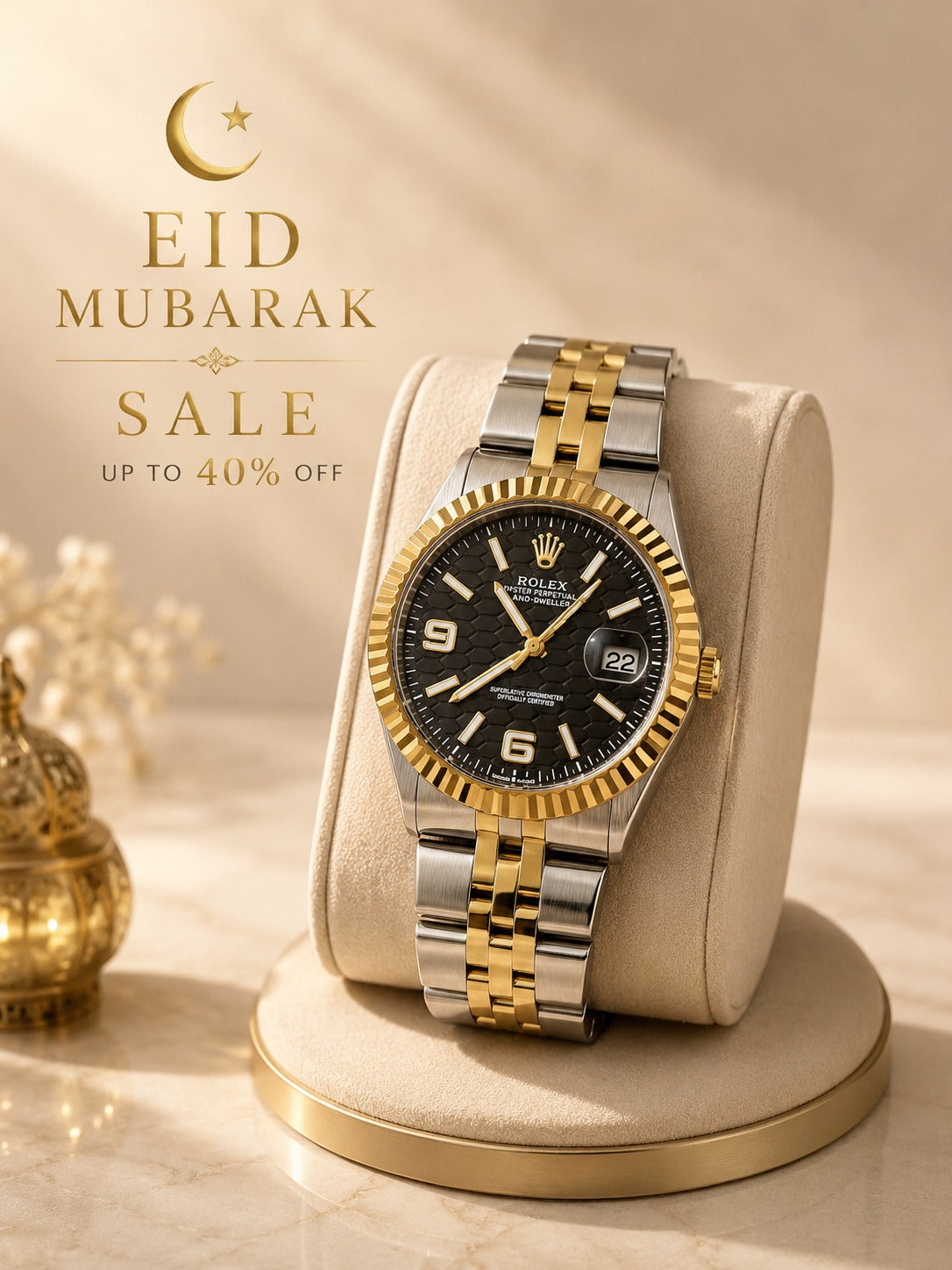 Rolex Golden Premium Quality Watch