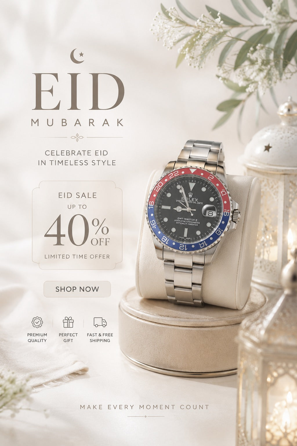 Elite Heritage Premium Elegance Wrist Watch