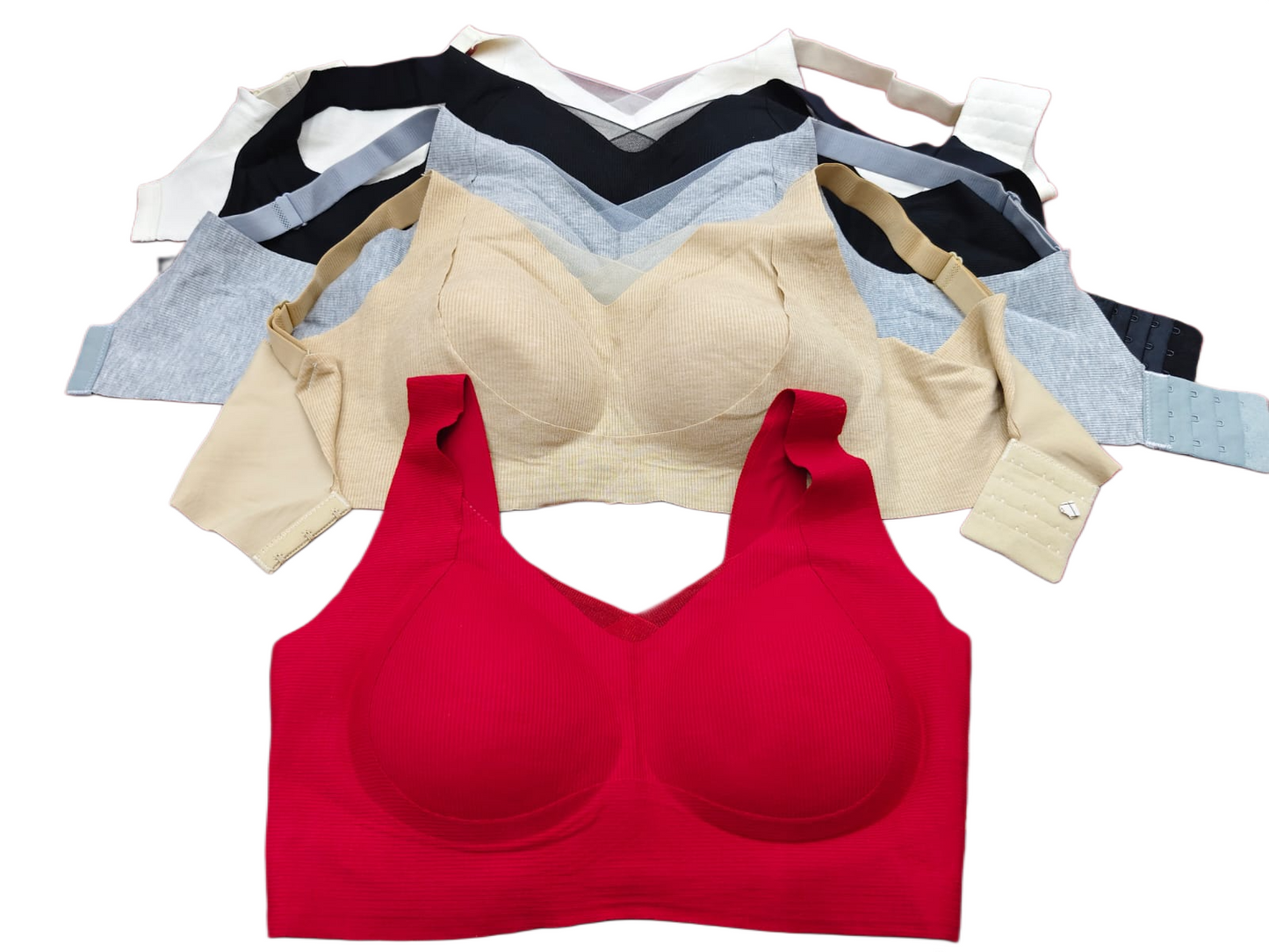 Seamless Back Hook Summer Comfort Bra 32–42 Size