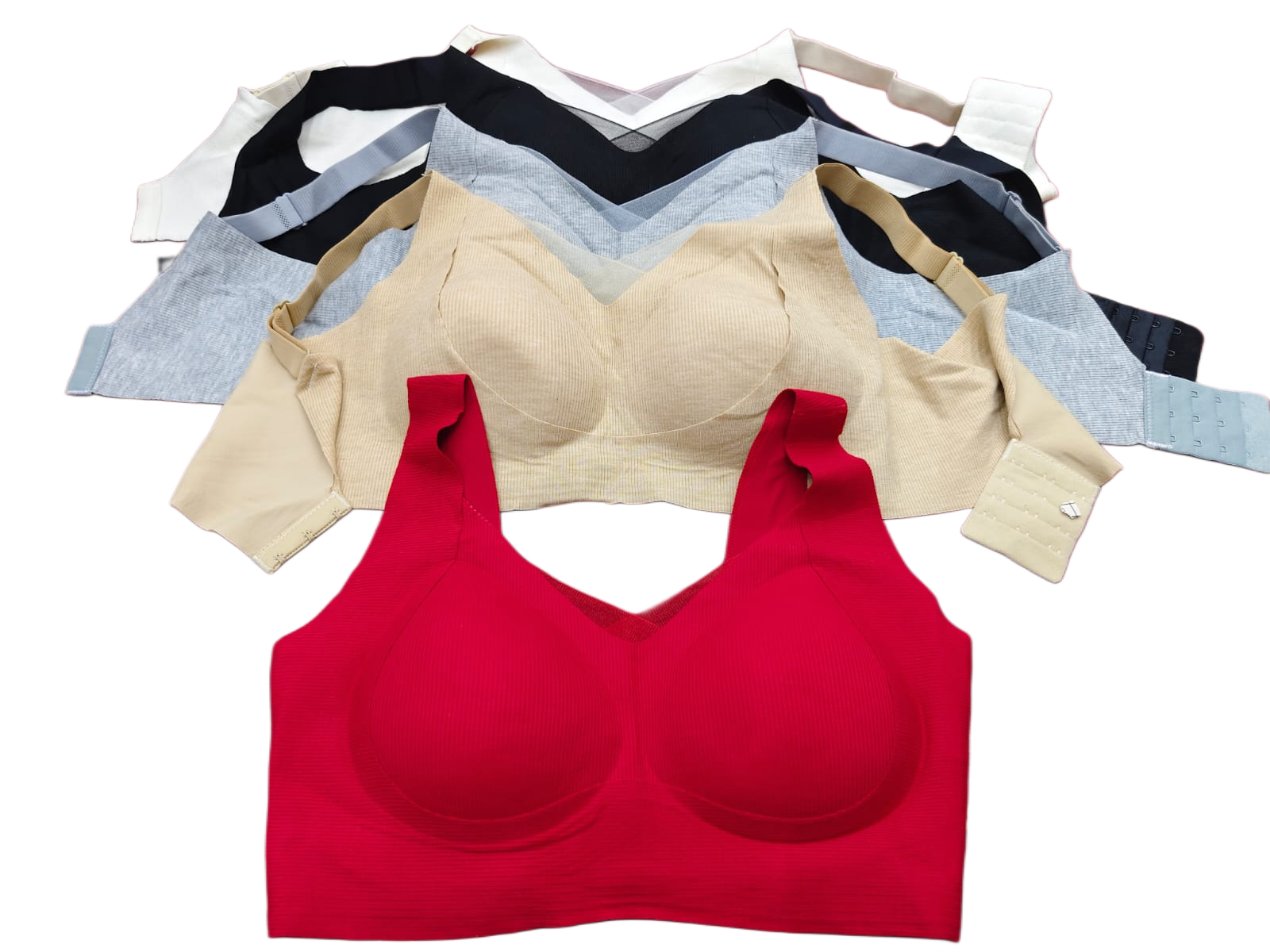 Seamless Back Hook Summer Comfort Bra 32–42 Size