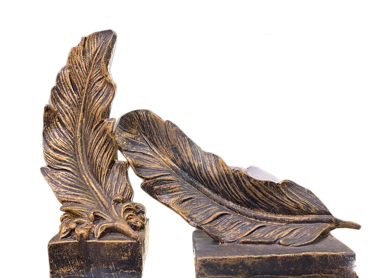 Modern Leaf Duo Home Décor Showpiece
