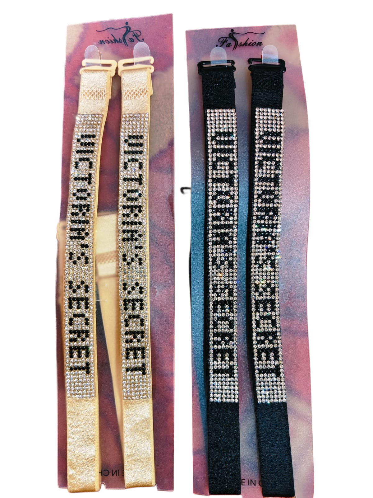 Fancy Victoria Secret Style Bra Strap (Skin & Black)