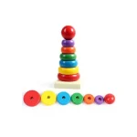Wooden Rainbow Tower Small - Image 2