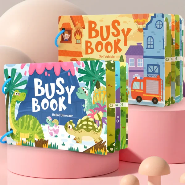 Montessori Learning Busy Book for Kids