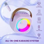 Kids Bluetooth Speaker System with 1 Wireless Mic - Image 3
