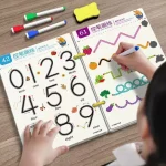 64 Pages Premium Reusable Tracing Book + 2 Markers & Eraser - Image 2