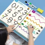 64 Pages Premium Reusable Tracing Book + 2 Markers & Eraser - Image 5
