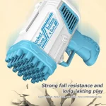 Bubble Machine Gun 32 Holes Blaster For Kids - Image 4
