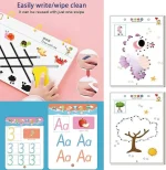64 Pages Premium Reusable Tracing Book + 2 Markers & Eraser - Image 4