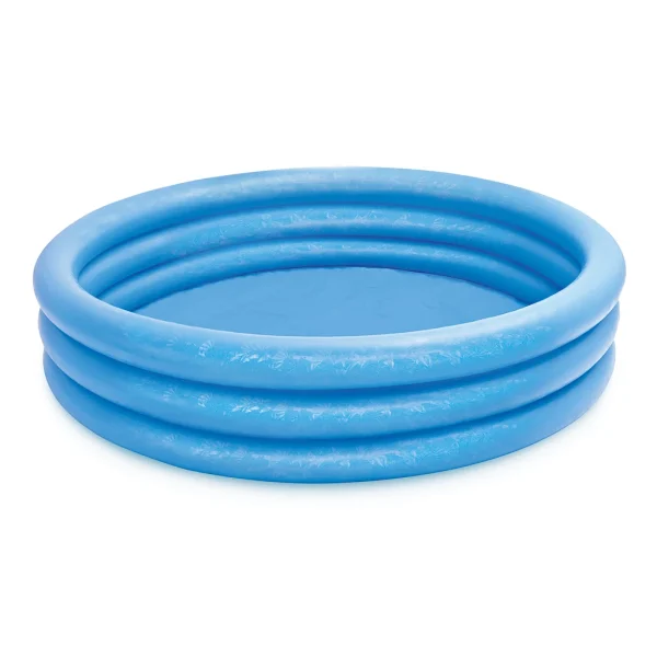 INTEX Crystal Blue Inflatable Kiddie Pool, 58in x 13in, for Ages 2+