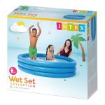 INTEX Crystal Blue Inflatable Kiddie Pool, 58in x 13in, for Ages 2+ - Image 2
