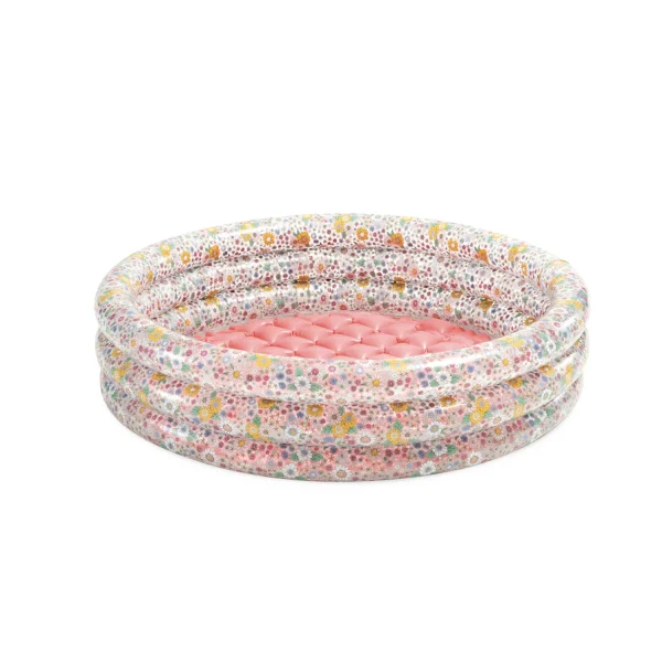 INTEX Sweet Blossom Inflatable Baby Pool: Soft Inflatable Floor – 34" x 10" – for Kids Age 1-3
