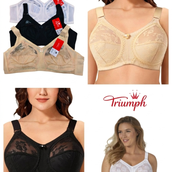 Elegant Doreen Style Full Coverage Bra B Cup 32–42 Size