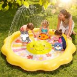 Intex Sunny Rays Spray Pool (Inflated 104 x 104 x 13cm) - Image 2