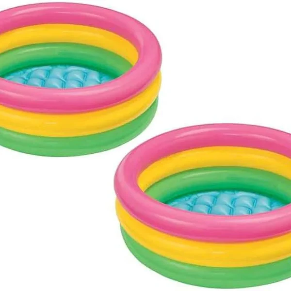 34X10 INTEX SUNSET GLOW BABY POOL
