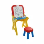 Toy Matic Drawing & Easel Learning Desk with Stool - Image 2
