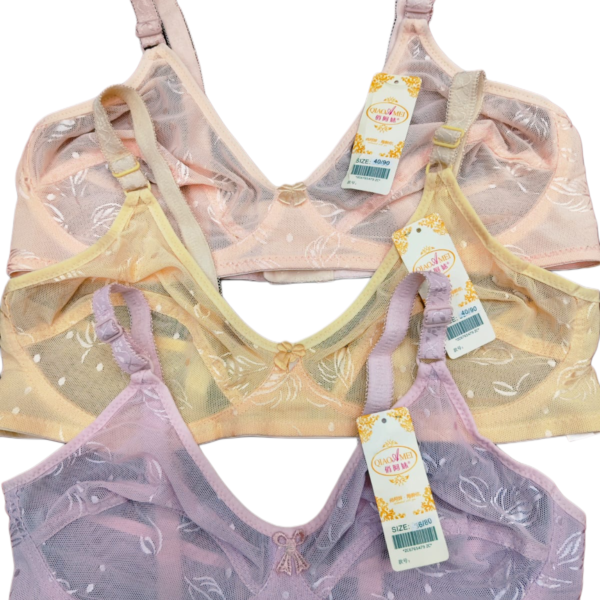 China Soft Net Bra Full Coverage Comfort 32–42 Size