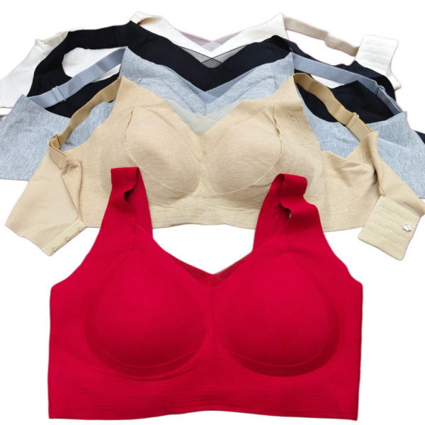 Seamless Back Hook Summer Comfort Bra 32–42 Size